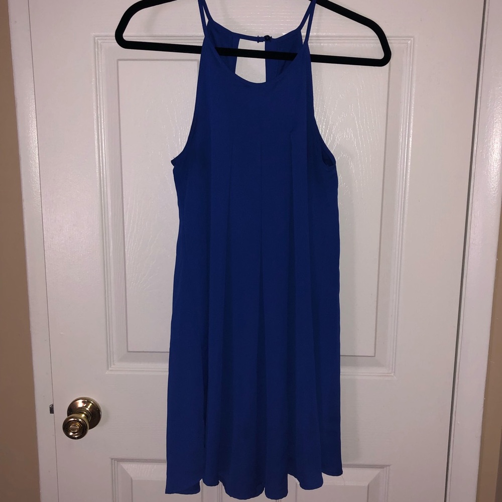 Blue swing dress